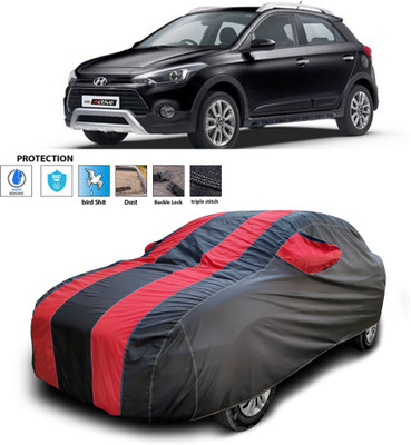 PAGORA Car Cover For Hyundai i20 Active (With Mirror Pockets)(Red)