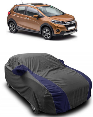 ANTOFY Car Cover For Honda WRV (With Mirror Pockets)(Grey, Blue)
