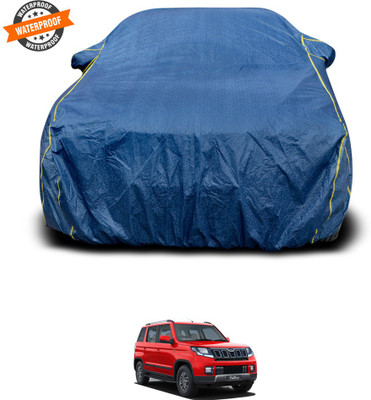 PAGORA Car Cover For Mahindra TUV300 (With Mirror Pockets)(Blue)