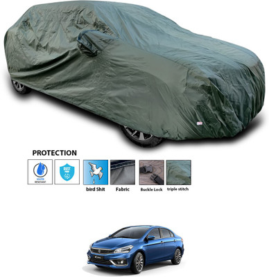 GOSHIV-car and bike accessories Car Cover For Maruti Suzuki Ciaz (With Mirror Pockets)(Green)