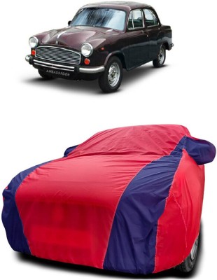 SUGASHRI Car Cover For Hindustan Motors Ambassador Grand (With Mirror Pockets)(Red, Blue)