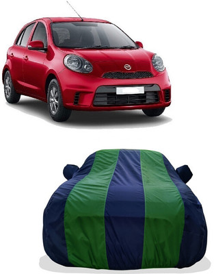 Tricway Car Cover For Nissan Micra Active XL ICC WT20 SE (With Mirror Pockets)(Green)