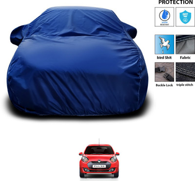 CODOKI Car Cover For Renault Pulse (With Mirror Pockets)(Blue)