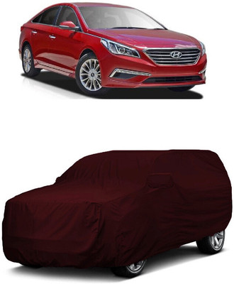 ANTOFY Car Cover For Hyundai Sonata LF3 Elite (With Mirror Pockets)(Maroon)