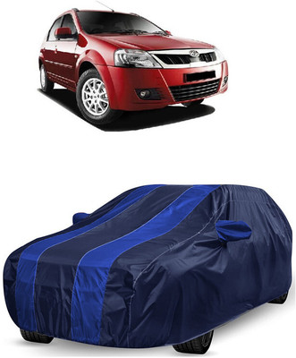 ANTOFY Car Cover For Mahindra E Verito D2 Electric (With Mirror Pockets)(Blue, Blue)