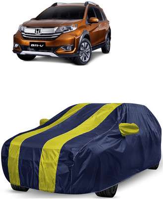 ANTOFY Car Cover For Honda BRV i-VTEC V MT (With Mirror Pockets)(Yellow, Blue)