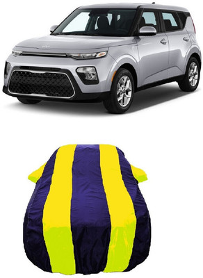 Wegather Car Cover For Kia Soul (With Mirror Pockets)(Yellow)