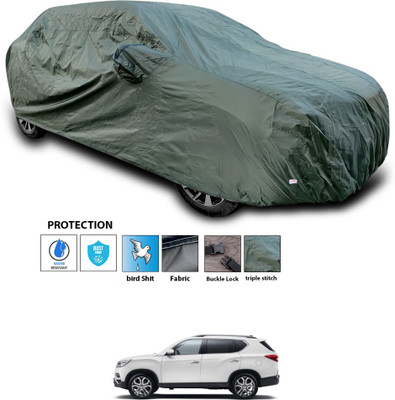 PAGORA Car Cover For Mahindra XUV400 (With Mirror Pockets)(Green)