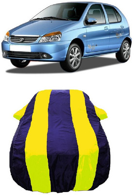 Wegather Car Cover For Tata Indica eV2 Emax CNG GLS (With Mirror Pockets)(Yellow)