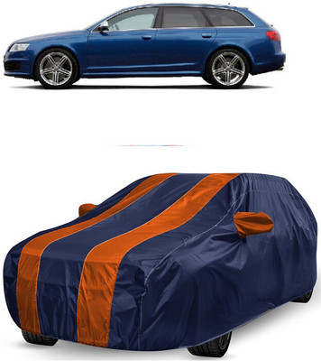 ANTOFY Car Cover For Tata Estate (With Mirror Pockets)(Orange, Blue)