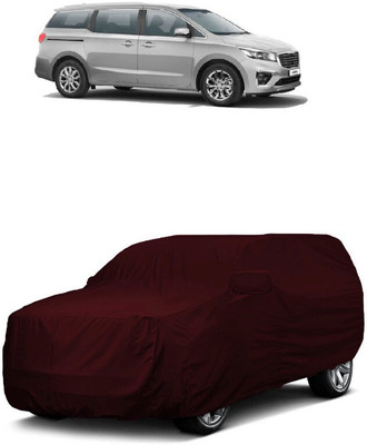 ANTOFY Car Cover For Kia Carnival Limousine Diesel (With Mirror Pockets)(Maroon)