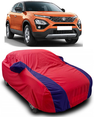 ANTOFY Car Cover For Tata Harrier XZ Dual Tone Diesel (With Mirror Pockets)(Red, Blue)