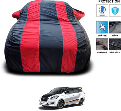CODOKI Car Cover For Datsun GO Plus A (With Mirror Pockets)(Red)