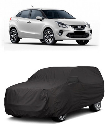 ANTOFY Car Cover For Toyota Glanza G Hybrid (With Mirror Pockets)(Grey)
