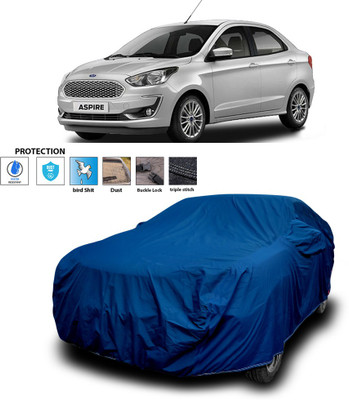 PAGORA Car Cover For Ford Aspire (With Mirror Pockets)(Blue)