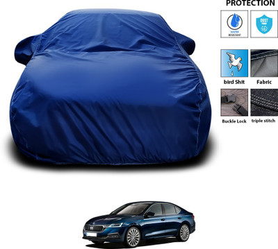 PAGORA Car Cover For Skoda Octavia (With Mirror Pockets)(Blue)
