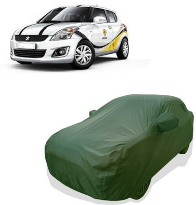 Tricway Car Cover For Maruti Suzuki Swift LXI Optional-O (With Mirror Pockets)(Green)