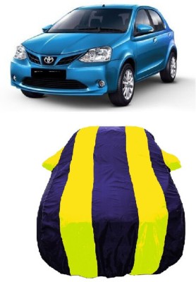 Wegather Car Cover For Toyota Etios Liva VX (With Mirror Pockets)(Yellow)