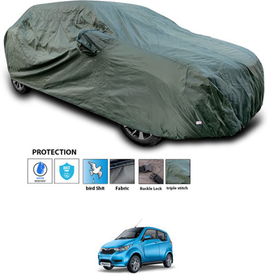 CODOKI Car Cover For Mahindra e2o (With Mirror Pockets)(Green)