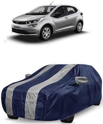 ANTOFY Car Cover For Tata Altroz XT Diesel (With Mirror Pockets)(White, Blue)