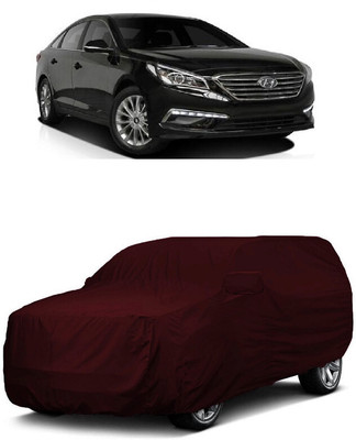 ANTOFY Car Cover For Hyundai Sonata LF3 Active (With Mirror Pockets)(Maroon)