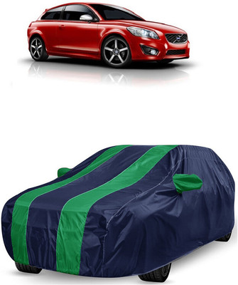 ANTOFY Car Cover For Volvo C30 D5 (With Mirror Pockets)(Green, Blue)