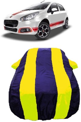 Wegather Car Cover For Fiat Abarth Punto EVO 1.4 T-Jet (With Mirror Pockets)(Yellow)