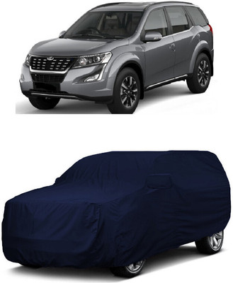 ANTOFY Car Cover For Mahindra XUV500 W11 Option AT Diesel (With Mirror Pockets)(Blue)