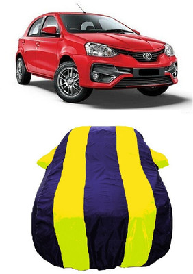Wegather Car Cover For Toyota Etios Liva V (With Mirror Pockets)(Yellow)