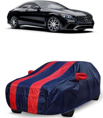 ANTOFY Car Cover For Mercedes Benz S-Class AMG S63 Coupe Petrol (With Mirror Pockets)(Red, Blue)