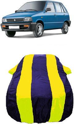 Wegather Car Cover For Maruti 800 AC BSII (With Mirror Pockets)(Yellow)