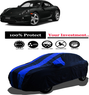 Amexride Car Cover For Porsche Cayman (With Mirror Pockets)(Multicolor)