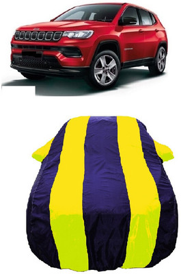 Wegather Car Cover For Jeep Compass Facelift (With Mirror Pockets)(Yellow)