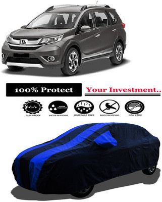 Amexride Car Cover For Honda BRV i-DTEC S MT Diesel (With Mirror Pockets)(Multicolor)