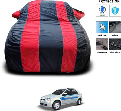 PAGORA Car Cover For Mahindra E Verito D2 (With Mirror Pockets)(Red)