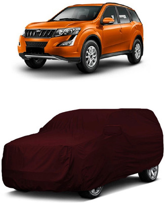 ANTOFY Car Cover For Mahindra XUV500 W7 AT Diesel (With Mirror Pockets)(Maroon)