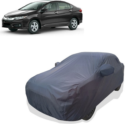 Tricway Car Cover For Honda City i DTec V (With Mirror Pockets)(Grey)