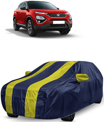 ANTOFY Car Cover For Tata Harrier (With Mirror Pockets)(Yellow, Blue)