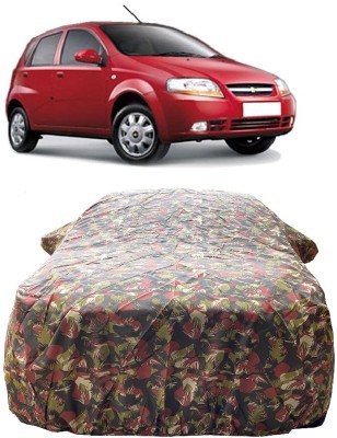 Wegather Car Cover For Chevrolet Uva 1.2LT (With Mirror Pockets)(Multicolor)