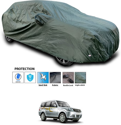 PAGORA Car Cover For Tata Sumo Grande (With Mirror Pockets)(Green)