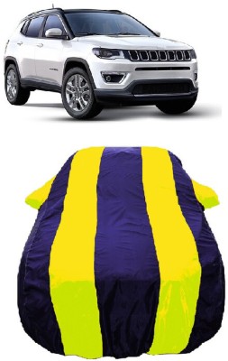 Wegather Car Cover For Jeep Compass 2.0 Limited Plus AT Diesel (With Mirror Pockets)(Yellow)