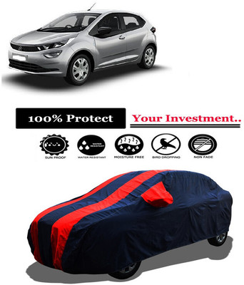 Amexride Car Cover For Tata Altroz XT Diesel (With Mirror Pockets)(Red)