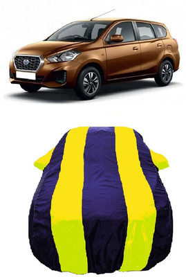 Wegather Car Cover For Datsun Go Plus A Option Petrol (With Mirror Pockets)(Yellow)