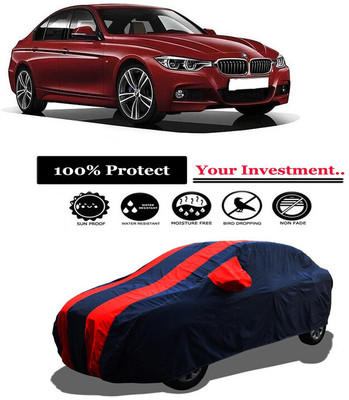 Amexride Car Cover For BMW 3 Series 320d Luxury Line Diesel (With Mirror Pockets)(Red)