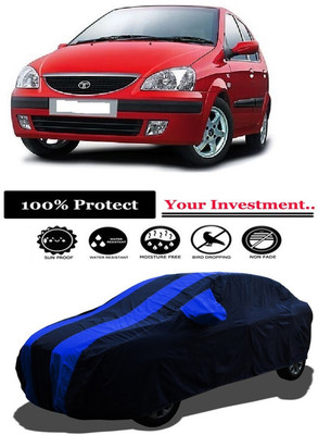 Amexride Car Cover For Tata Indica Turbo (With Mirror Pockets)(Multicolor)