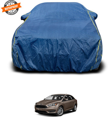 CODOKI Car Cover For Ford Focus (With Mirror Pockets)(Blue)
