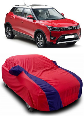ANTOFY Car Cover For Mahindra XUV300 W4 Diesel (With Mirror Pockets)(Red, Blue)