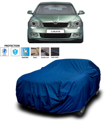 PAGORA Car Cover For Skoda Laura (With Mirror Pockets)(Blue)