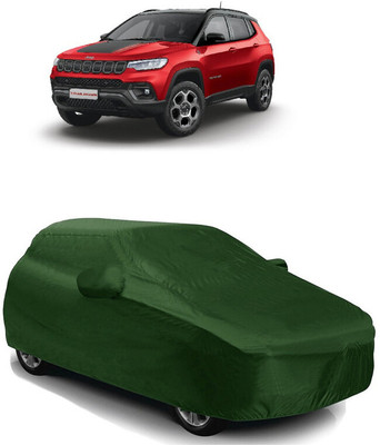 SUGASHRI Car Cover For Jeep Compass Trailhawk 4x4 Opt Diesel (With Mirror Pockets)(Green)