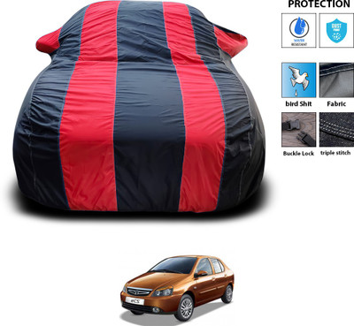CODOKI Car Cover For Tata Indigo eCS (With Mirror Pockets)(Red)